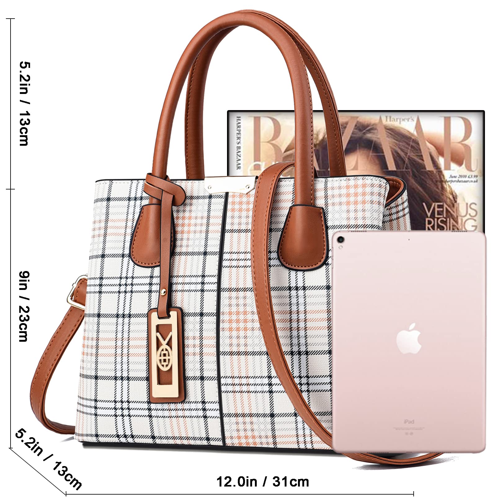 Stylish Women's Purses & Handbags - Fashionable Shoulder Tote Bags & Top Handle Satchels for Work, Travel & Everyday Use