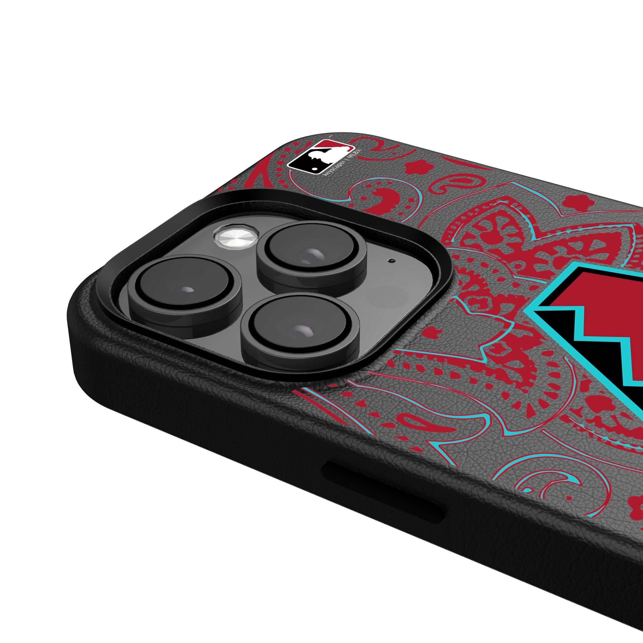 Arizona Diamondbacks Paisley MagSafe Compatible Phone Case for iPhone 14/13/12 Pro Max - Durable Protective Cover with Magnetic Alignment for Wireless Charging - Perfect for Baseball Fans, Game Days & Everyday Use