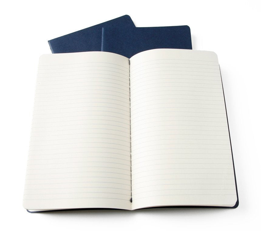 Premium Moleskine Ruled Cahier Journal Set - 3 Pack with Durable Cardboard Cover for Note Taking, Sketching & Daily Planning | Perfect for Students, Artists & Professionals