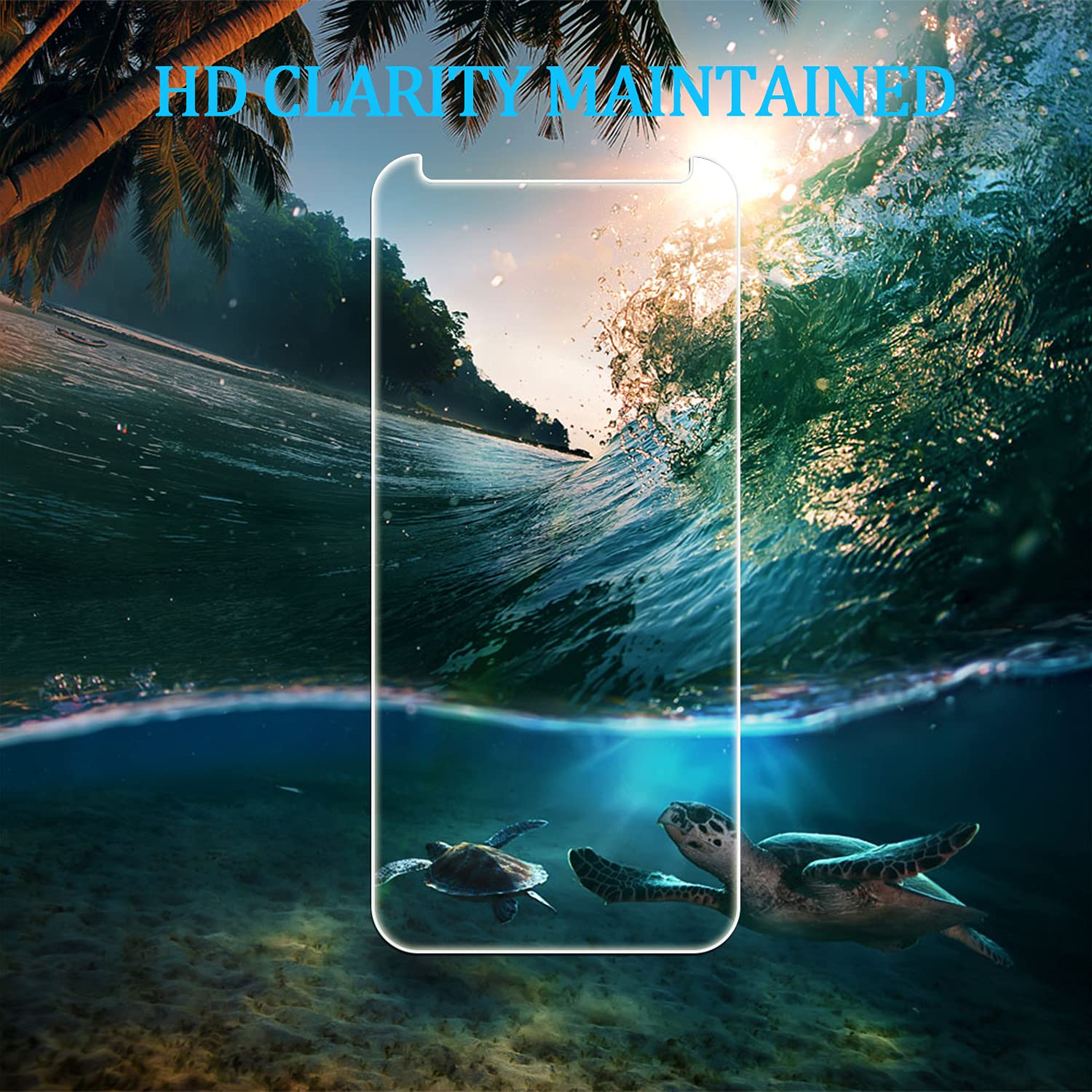 KELOLIN 3-Pack Tempered Glass for Blackview BV5500 Plus - Anti-Scratch, Anti-Fingerprint - Perfect for Outdoor Adventures
