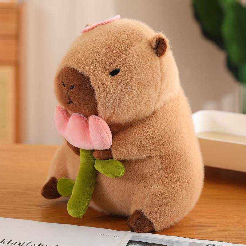 CuddlyCapy: Soft & Adorable Capybara Plush Toy - Perfect for Gifts, Cuddling & Home Decor