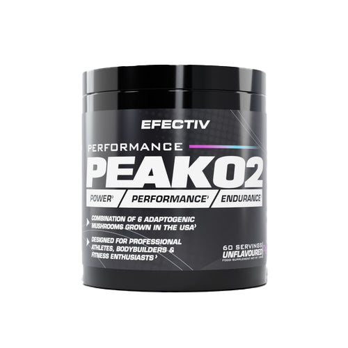 Efectiv Nutrition PeakO2 120g - Natural Performance Booster Supplement for Athletes & Fitness Enthusiasts | Supports Endurance, Energy & Recovery | Ideal for Pre-Workout, Training & Sports Performance