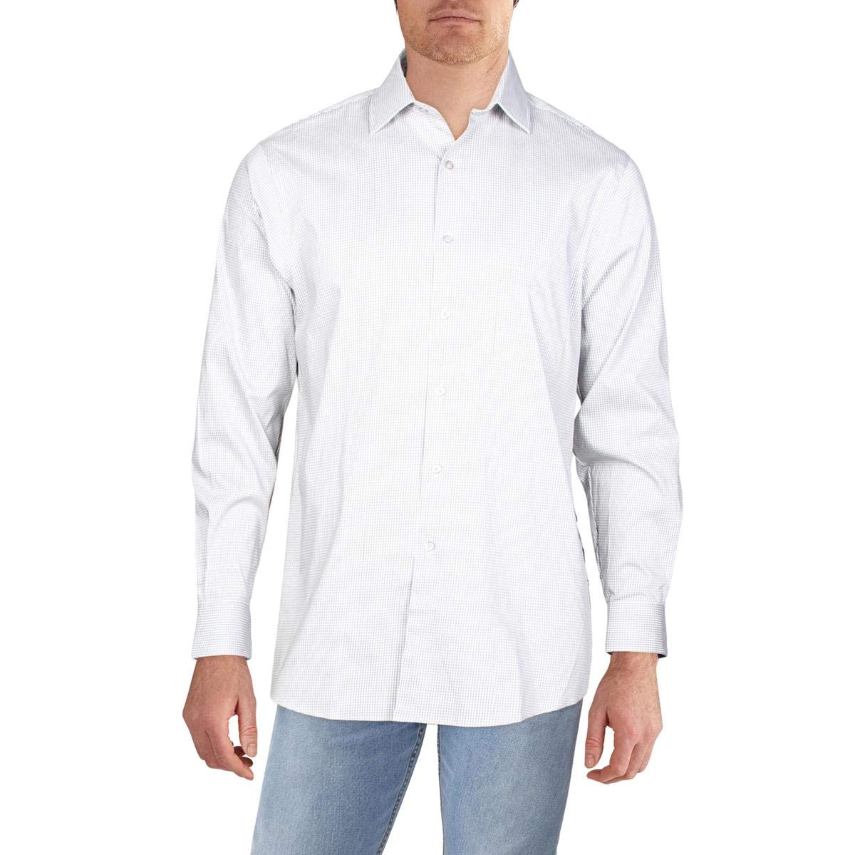 Van Heusen Men's Flex Regular Fit Spread Collar Dress Shirt - Comfortable Business & Formal Wear for Office, Meetings & Special Occasions
