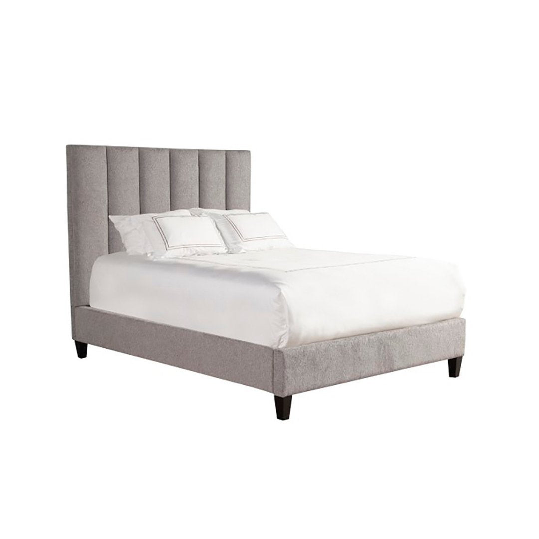 Aiden Upholstered Queen Size Bed Frame with Button Tufted Headboard - Modern Platform Bed for Master Bedroom, Guest Room & Apartment