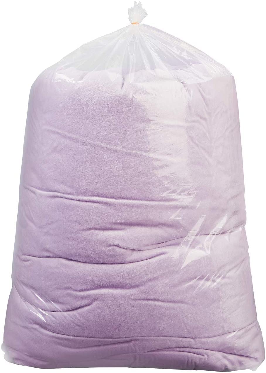 Large Plastic Storage Bags - Set of 6 Medium (35×23) Jumbo Reusable Organizer Bags for Clothes, Toys, Blankets & Seasonal Storage