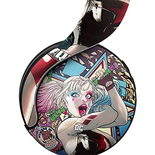 Official DC Comics Harley Quinn Action Pose Gaming Skin Decal for PS5 Pulse 3D Wireless Headset - Custom Protective Vinyl Cover for PlayStation 5 Accessories - Perfect for Gamers & Collectors