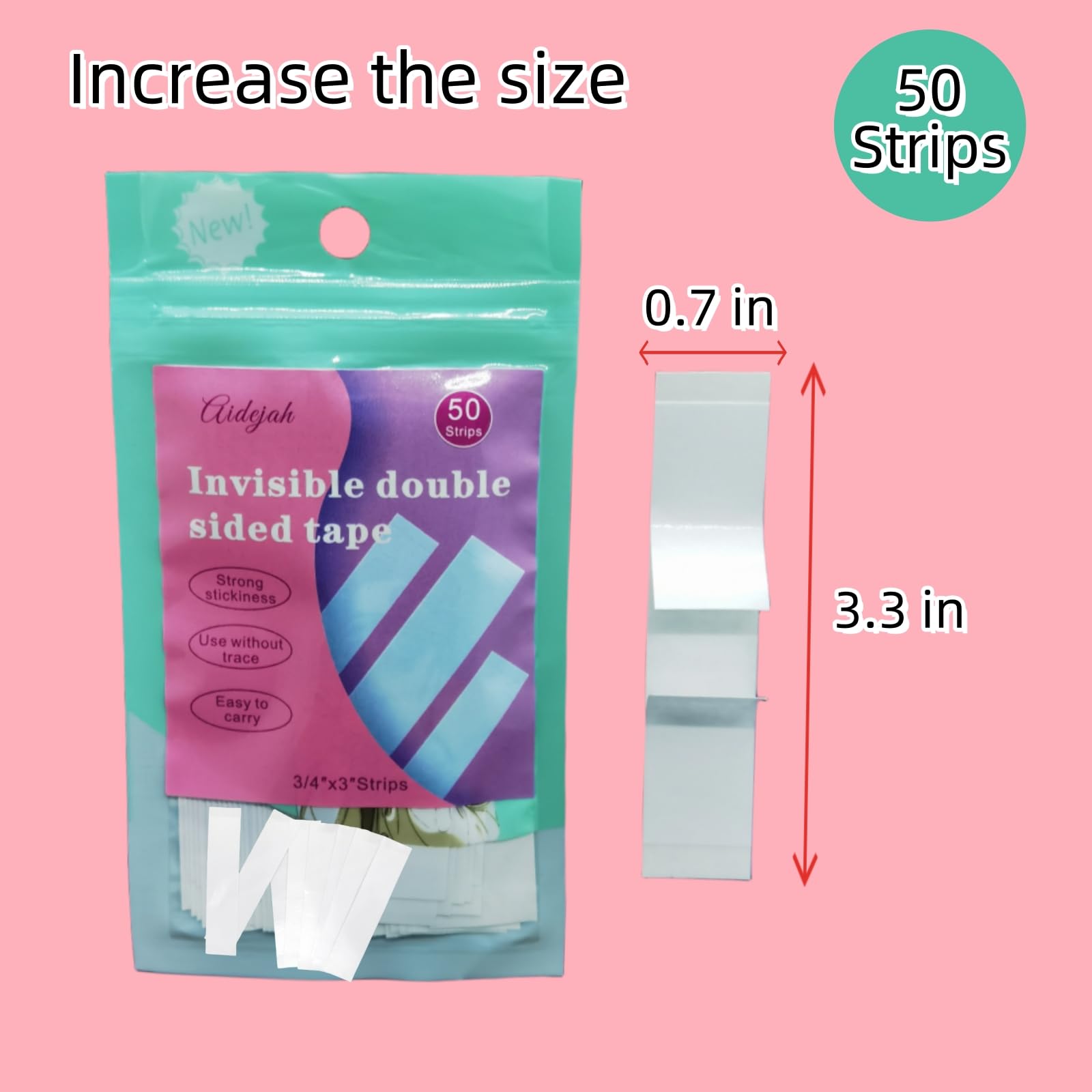 Double Sided Tape for Clothes - Strong Body Tape for Dresses, Fashion & Dance - Boob Tape & Wardrobe Tape for Secure Fit - Perfect for Weddings, Performances & Daily Use