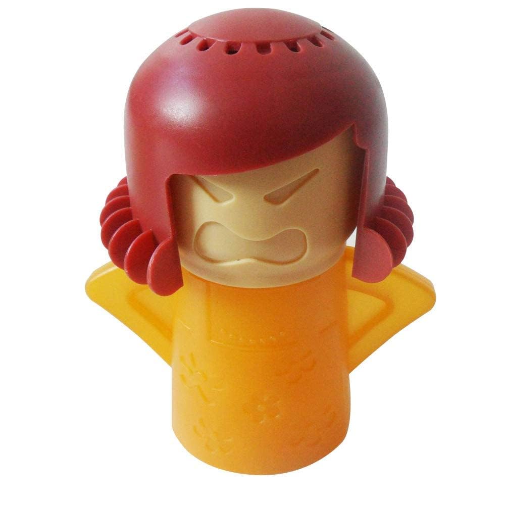 Angry Mama Microwave Cleaner - Brown Steam Cleaning for Quick & Easy Microwave Cleaning | Perfect for Kitchen, Home & Office Use
