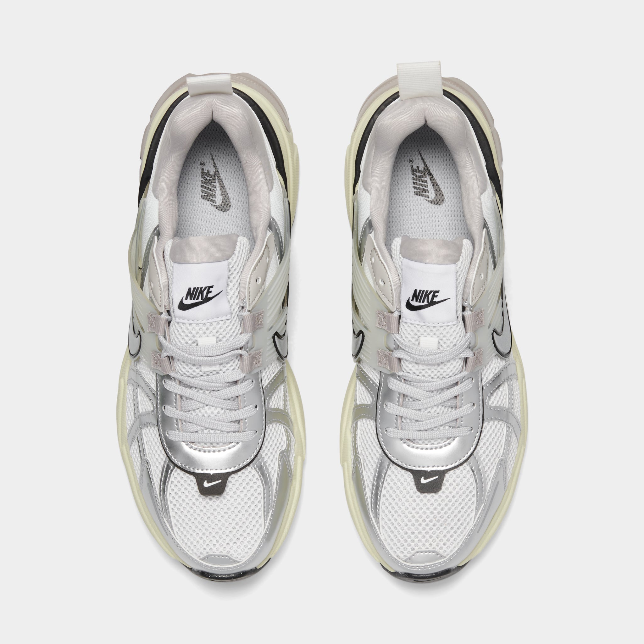 Nike V2K Run Summit White / Metallic Silver / Pure Platinum - Women's Running Shoes for Jogging, Gym & Casual Wear - Lightweight Cushioned Sneakers for Comfort & Style