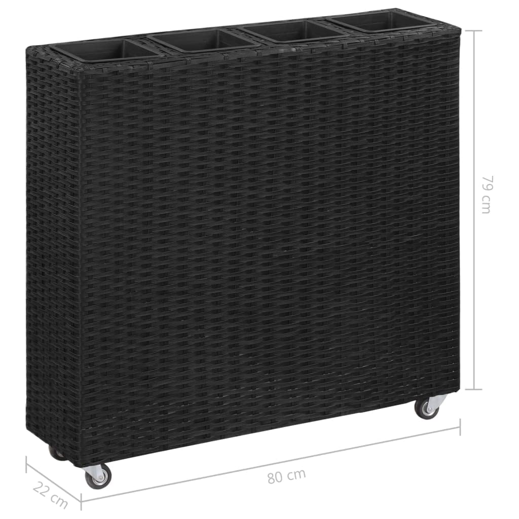 Elevated Garden Planter Box with 4 Pots - 31.5