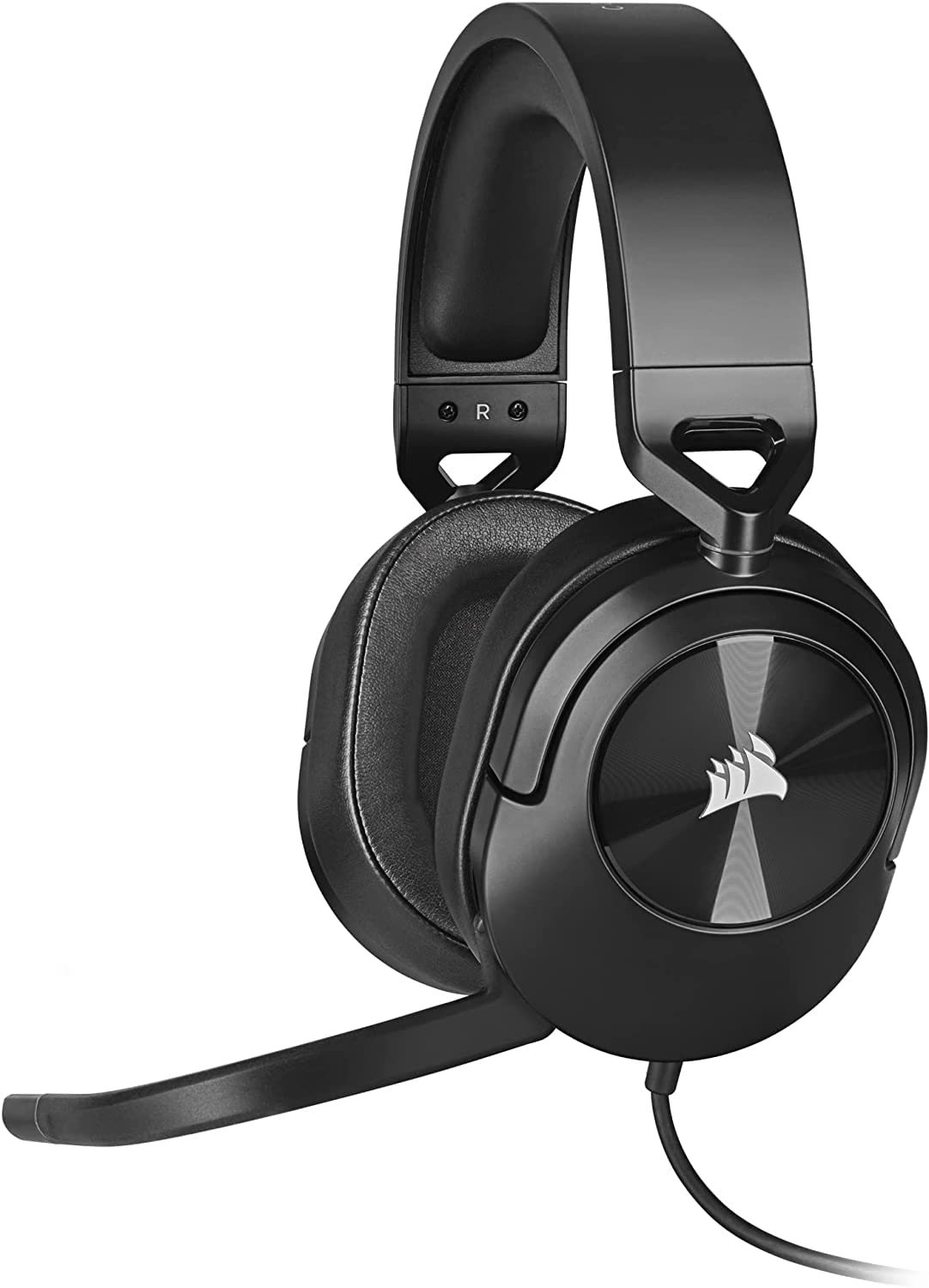 Corsair HS55 Wired Gaming Headset - Carbon (Renewed) for PC & PS5
