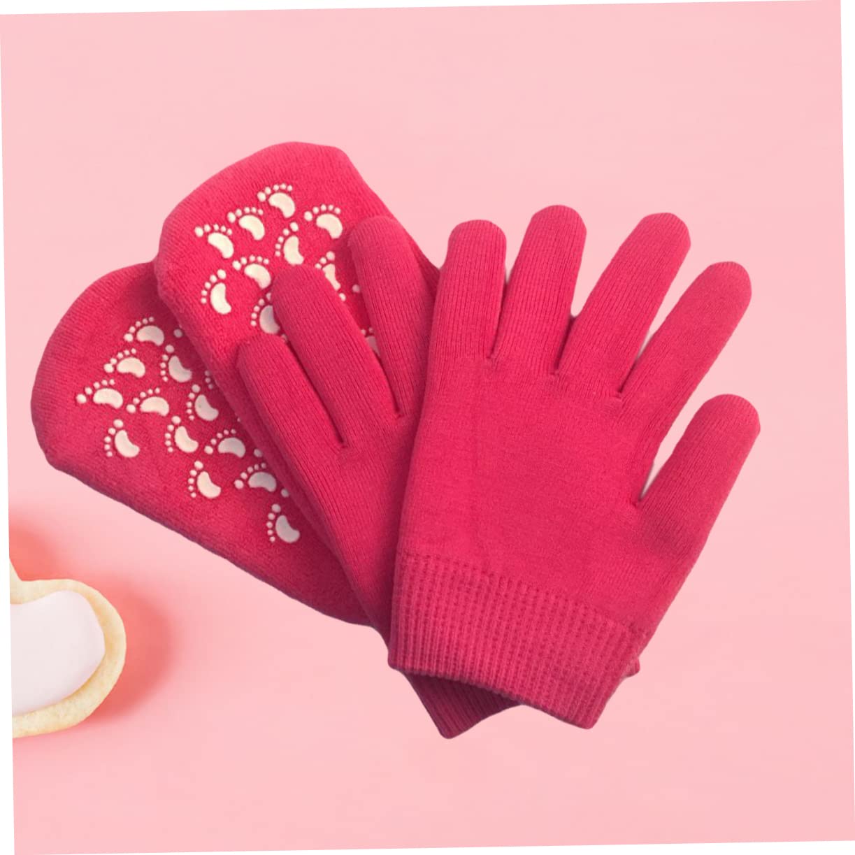 DOITOOL Overnight Moisturizing Socks and Gloves Set - Hydrating Gel Foot Care for Dry Cracked Heels - Soft Spa Treatment for Women & Men - Perfect for Nighttime Use, Travel & Home Relaxation