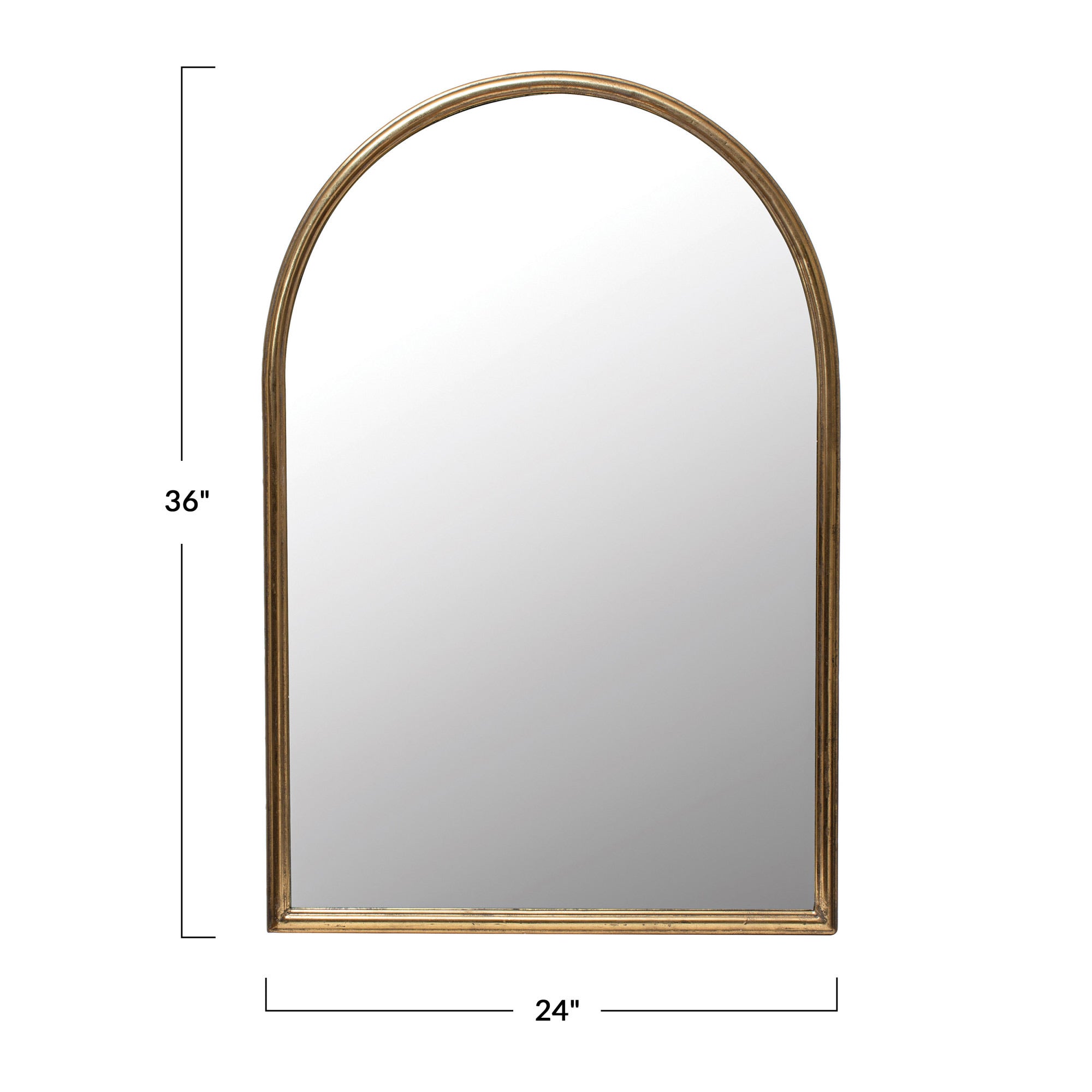 Diablo Mirror Gold - Stylish and Elegant Wall Mirror for Home Decor, Living Room, Bedroom, or Entryway