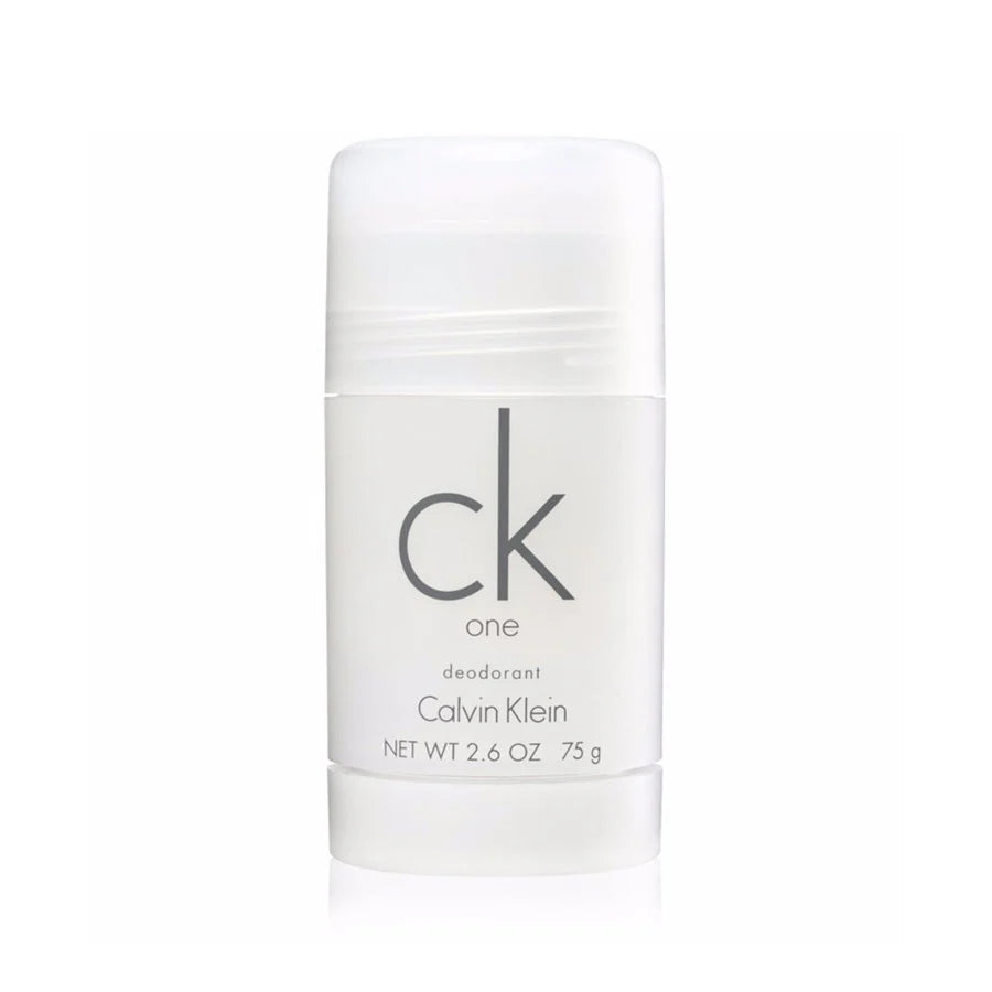 Calvin Klein CK One Deodorant Stick for Women & Men - 75g Fresh Scent, Long-Lasting Protection - Perfect for Gym, Work & Daily Use
