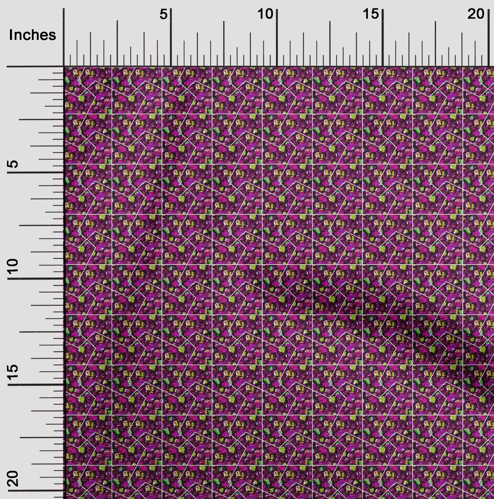 oneOone Cotton Cambric Fuschia Pink Abstract Print Fabric by The Yard - 42 Inch Wide for DIY Clothing, Quilting & Home Decor Sewing Supplies | Perfect for Dresses, Curtains & Craft Projects