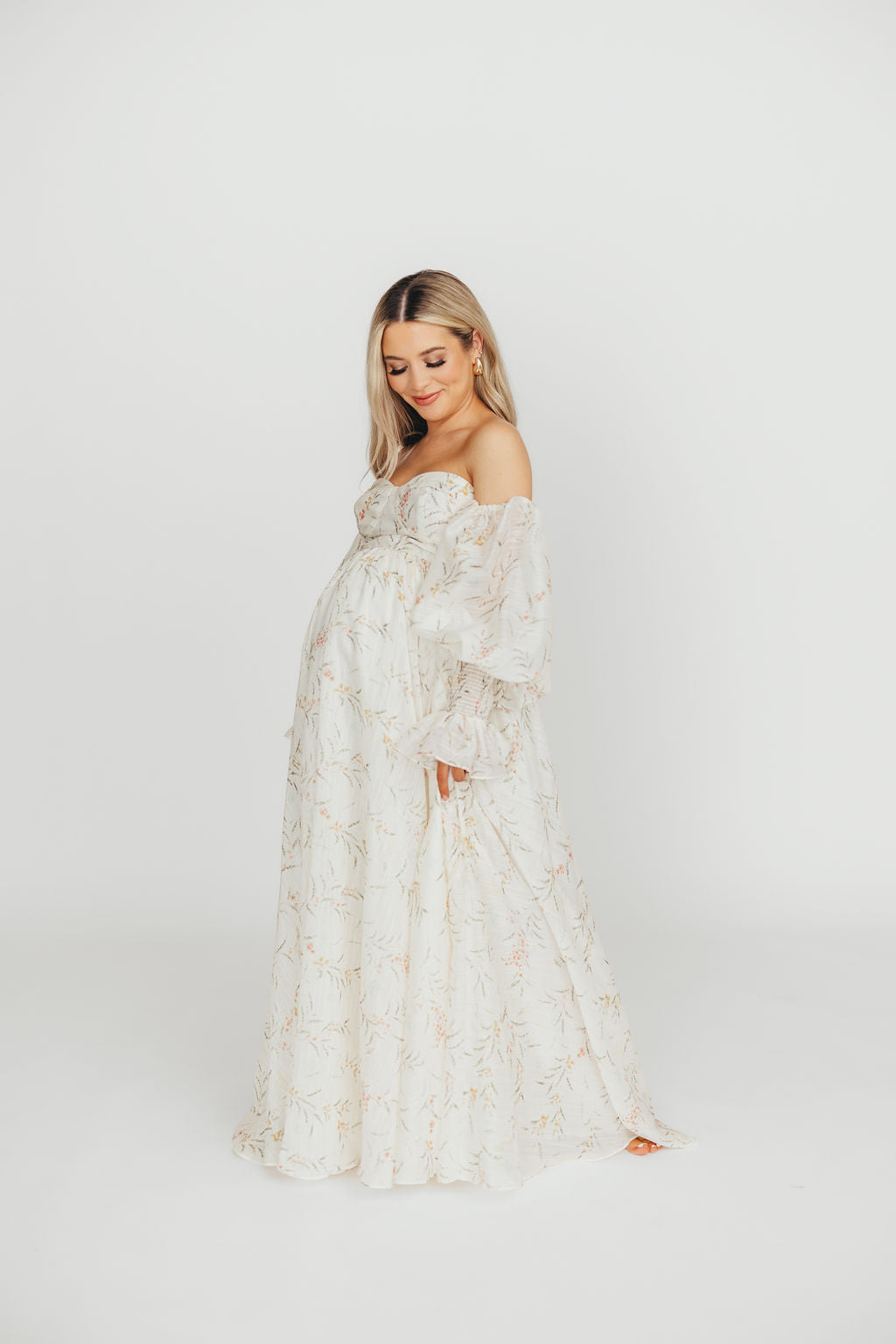 Ryder Grace Maxi Dress in Cream - Elegant Long Flowy Summer Dress for Women, Perfect for Beach, Wedding & Vacation | Lightweight & Comfortable