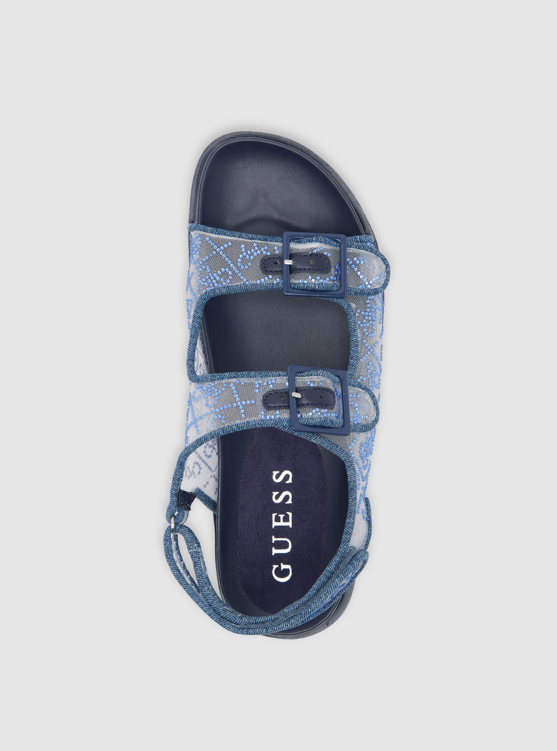 Blue Frella Sandals for Women - Comfortable Summer Beach Sandals with Arch Support | Perfect for Walking, Travel & Vacation Outfits