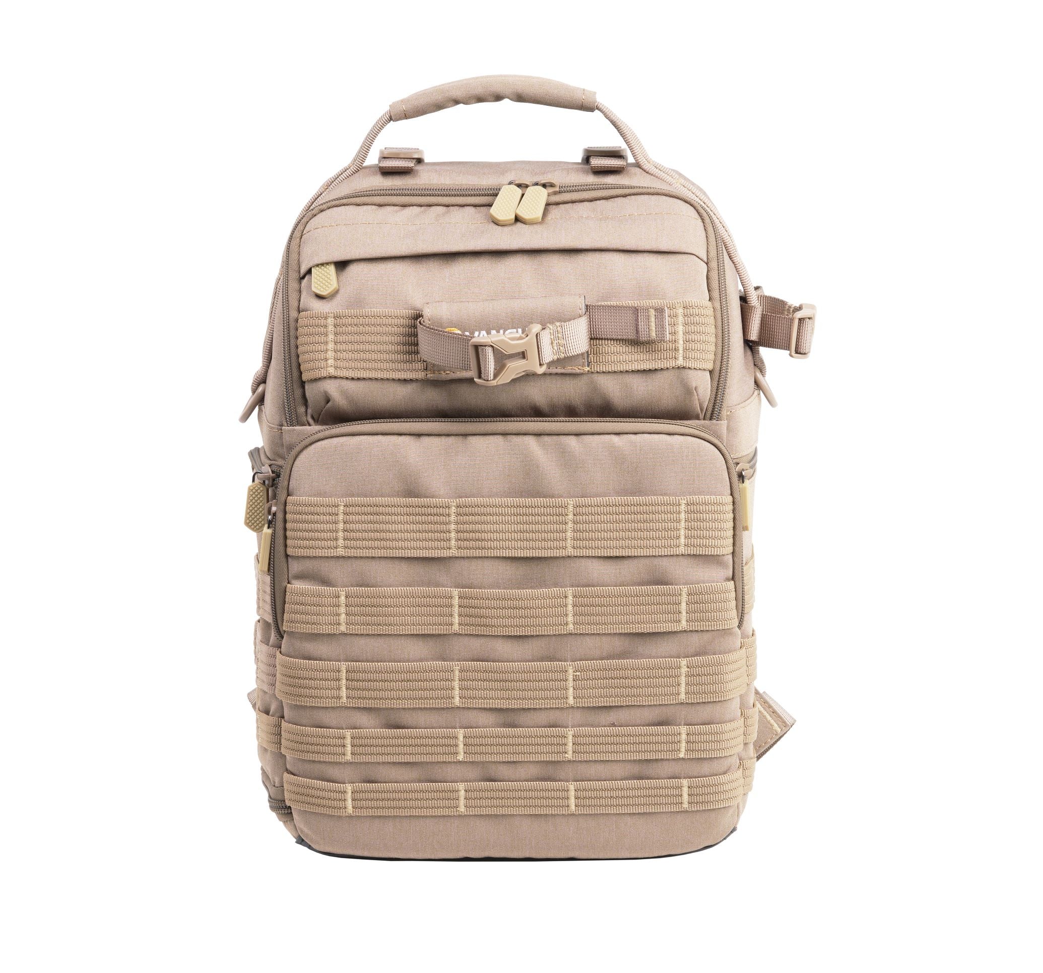 VEO RANGE T 37M BG Backpack for Travel & Hiking - Lightweight Water-Resistant Laptop Backpack with USB Charging Port, Beige - Perfect for Commuting, School & Outdoor Adventures
