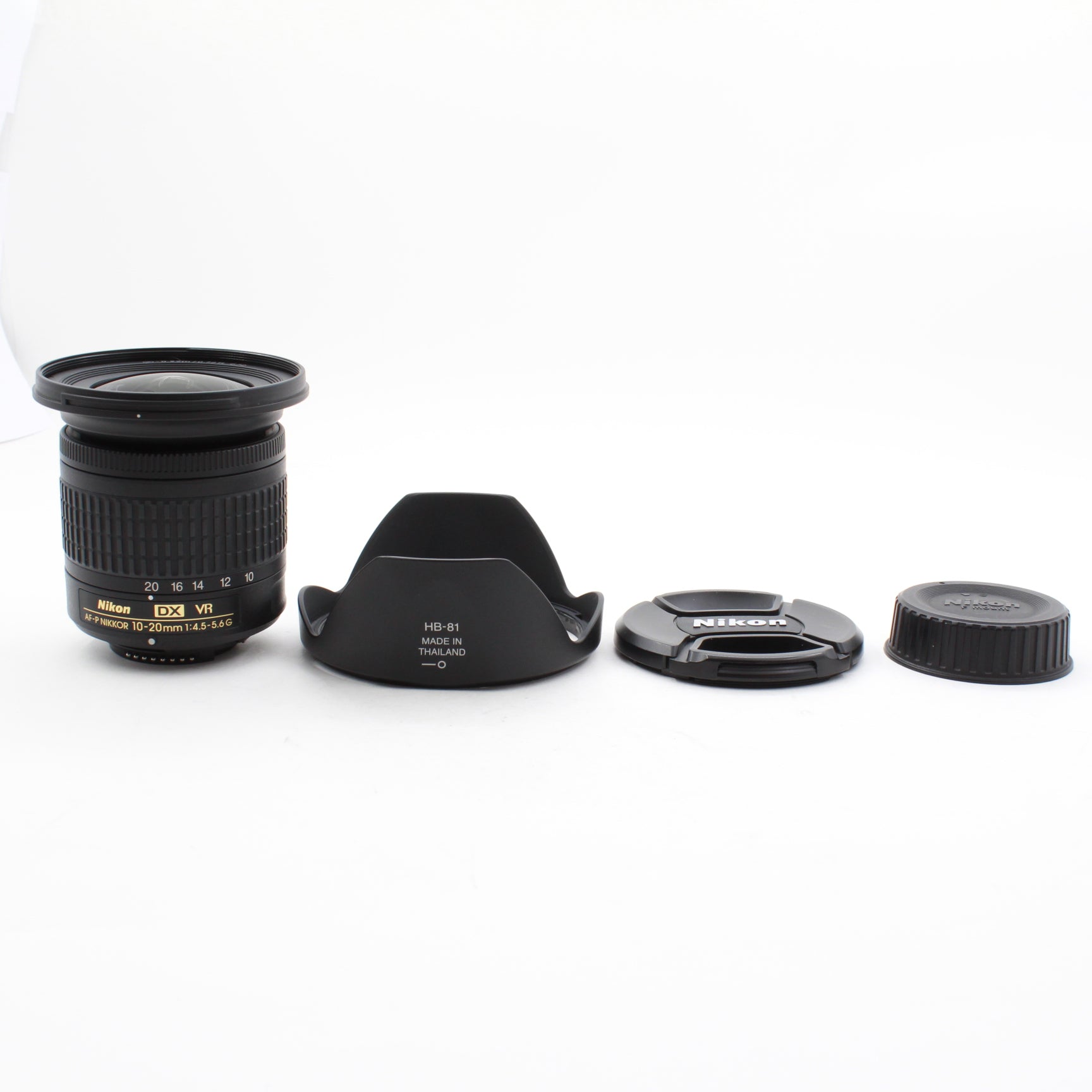 Used Nikon AF-P DX NIKKOR 10-20mm f/4.5-5.6G VR Lens for DSLR Cameras - Perfect for Landscape, Travel & Vlogging Photography
