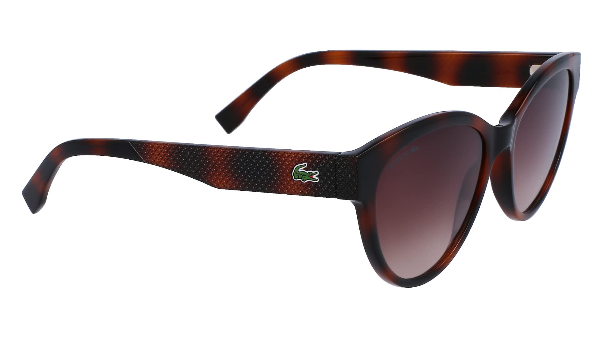 Lacoste Women's L.12.12 Polarized Sunglasses UV Protection - Stylish Cat Eye Frame for Outdoor, Beach & Driving