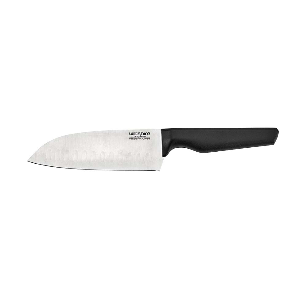Premium Staysharp Santoku Knife 15cm - Ultra Sharp Japanese Kitchen Knife for Slicing, Dicing & Chopping - Perfect for Vegetables, Meat & Fish - Ergonomic Handle for Comfortable Cooking