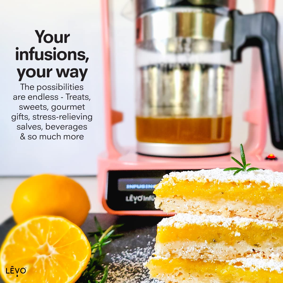 LEVO C - Large Batch Herbal Oil Infusion Machine for Cooking & Baking - Botanical Extractor & Decarboxylator - Make Infused Gummies, Tinctures, Brownies, Edibles - Perfect for Home Chefs & Cannabis Enthusiasts - Black (Licorice)