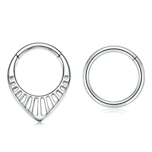 Style12:Silver with Teardrop Shape