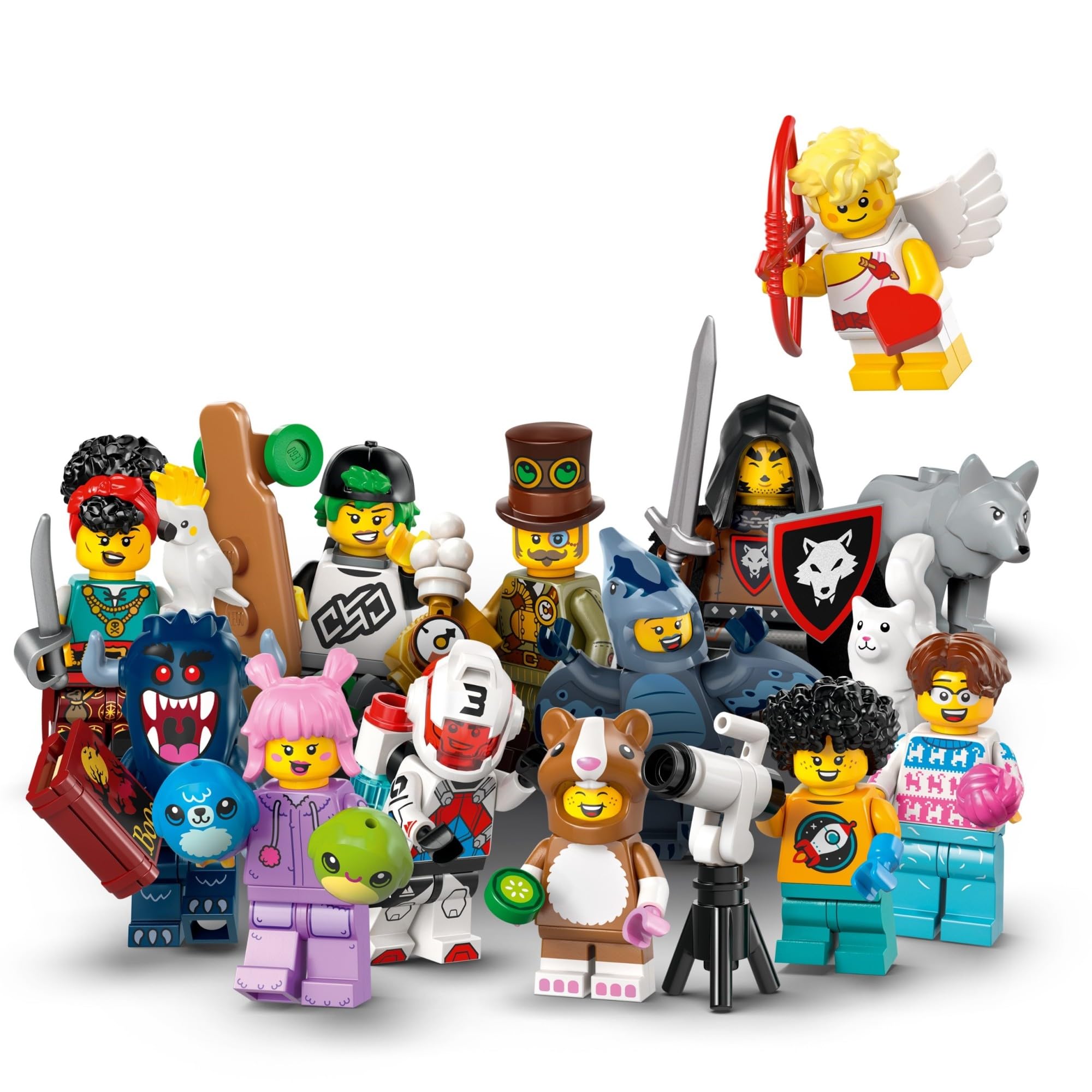 LEGO Minifigures Series 27 6-Pack - Collectible Blind Bag Mystery Minifigures for Kids Ages 5+ (12 Possible Characters) - Perfect Gift for Birthday Parties, Christmas & Playtime Fun - Building Toy Set 66795