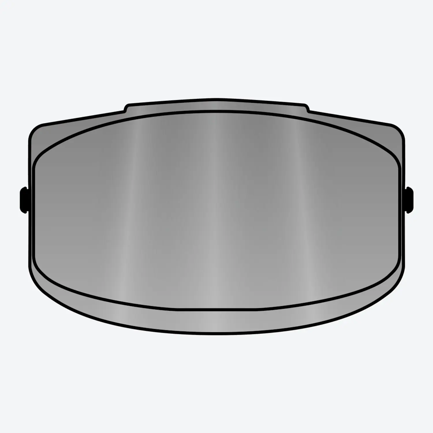 Airoh GP 800 Motorcycle Helmet Visor - Clear Shield for Off-Road & Street Riding - Enhanced Visibility & UV Protection for Adventure & Commuting
