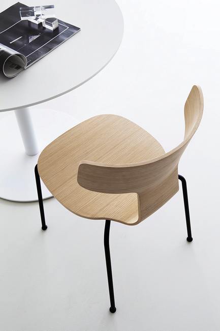 Fedra S200 Side Chair by Lapalma - Modern Dining Chair for Kitchen, Office & Living Room - Comfortable & Stylish Seating Solution