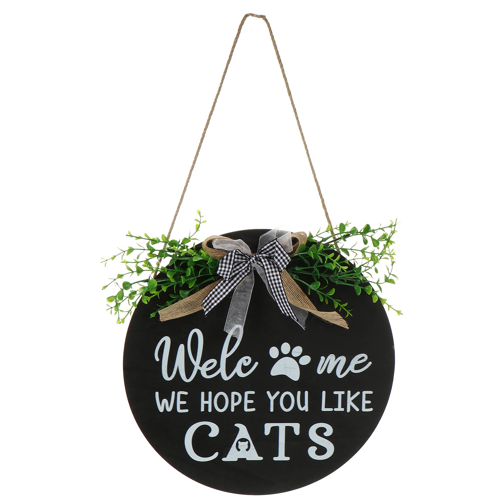 1pc Wood Welcome Sign - Handmade Front Door Hanging Wall Art Plaque, Rustic Home Decor for Entryway, Living Room, Bedroom - Perfect for Farmhouse, Cottage & Modern Interior Design