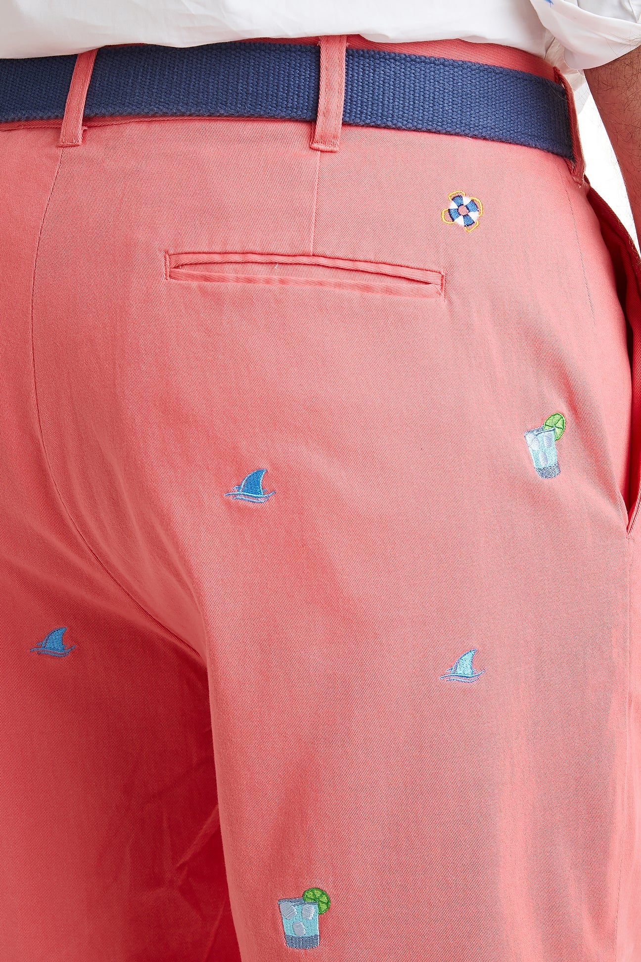 Cisco Short Stretch Twill Sunset with Fin & Tonic - Stylish Swim Trunks for Men, Perfect for Beach, Pool, and Summer Vacations