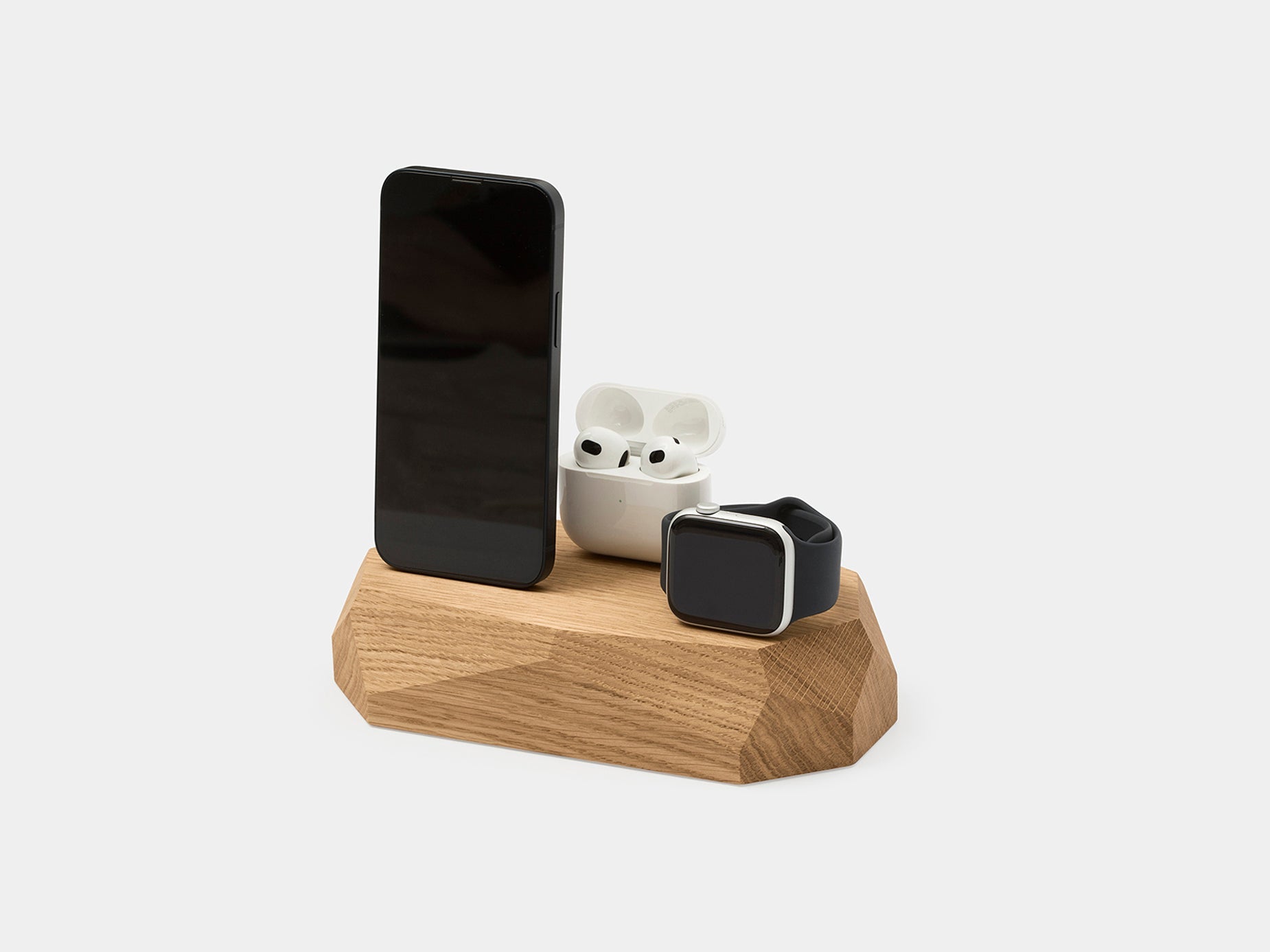 Triple Dock - 3-in-1 Charging Station for iPhone, Android & Apple Watch | Fast Wireless Charger for Home, Office & Travel