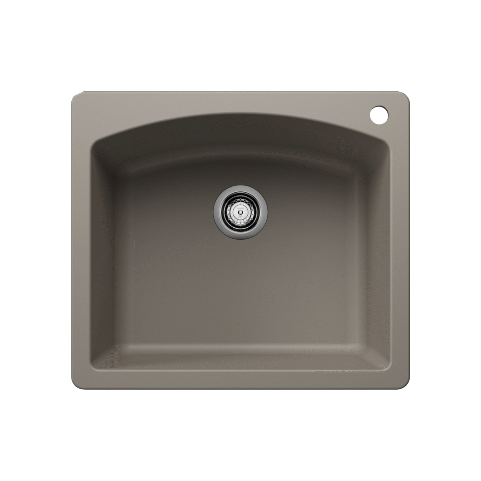 Blanco Diamond Single Bowl Dual Mount Kitchen Sink - Stainless Steel Undermount or Drop-In Sink for Modern Kitchens, Perfect for Cooking & Dishwashing