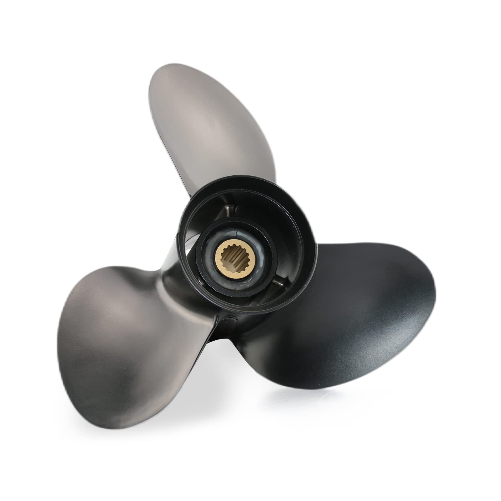 Jetman Aluminum Outboard Propeller 3-Blade 13 Spline RH - Compatible with Suzuki 60HP-140HP Boat Motors (60HP/70HP/75HP/85HP/90HP/100HP/115HP/140HP) - Durable Marine Replacement Part for Fishing, Cruising & Water Sports