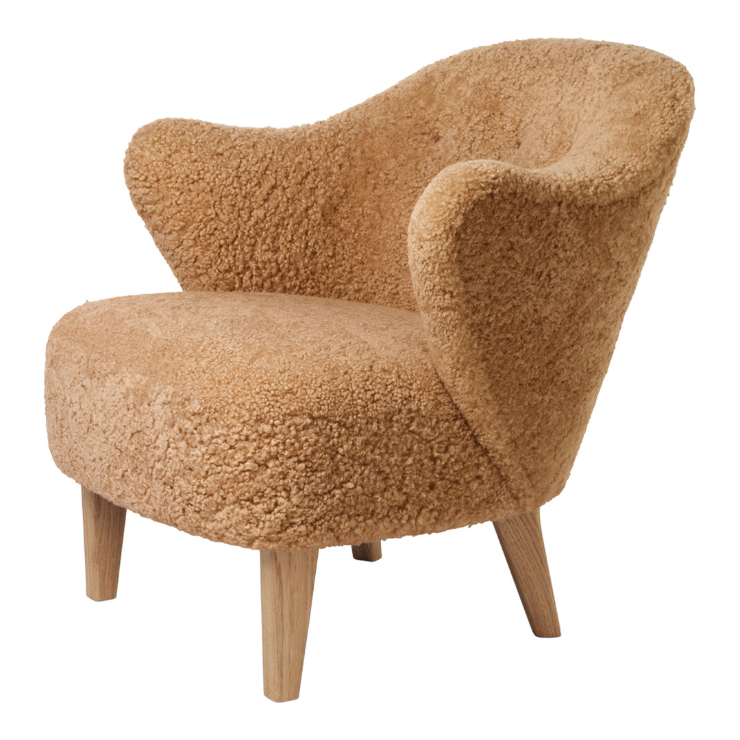 Ingeborg Lounge Chair with Premium Sheepskin Upholstery - Cozy & Stylish Accent Chair for Living Room, Bedroom, or Office