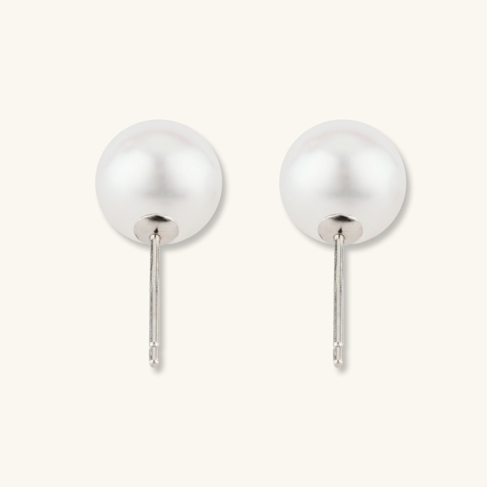 AAA Freshwater Pearl Stud Earrings for Women - Classic Elegant Jewelry Gift for Wedding, Anniversary & Special Occasions