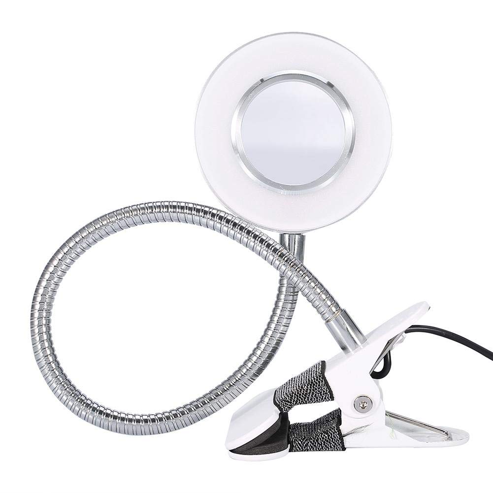 USB LED Desk Lamp with Dimmer - Flexible Neck for Reading, Makeup & Work
