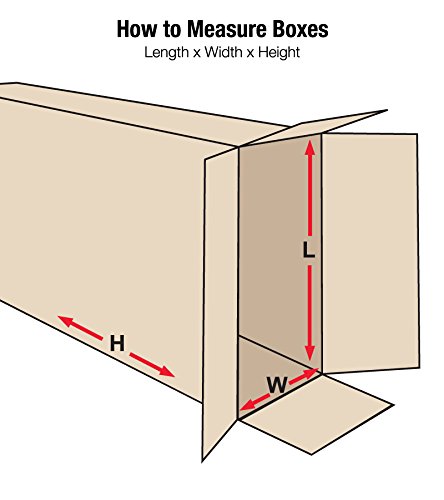 Aviditi 24x5x24 Inches Corrugated Cardboard Boxes - Heavy Duty Side Loading Shipping Boxes for Moving, Packing & Storage (25 Pack) | Perfect for Home Office, Warehouse & Ecommerce Shipping