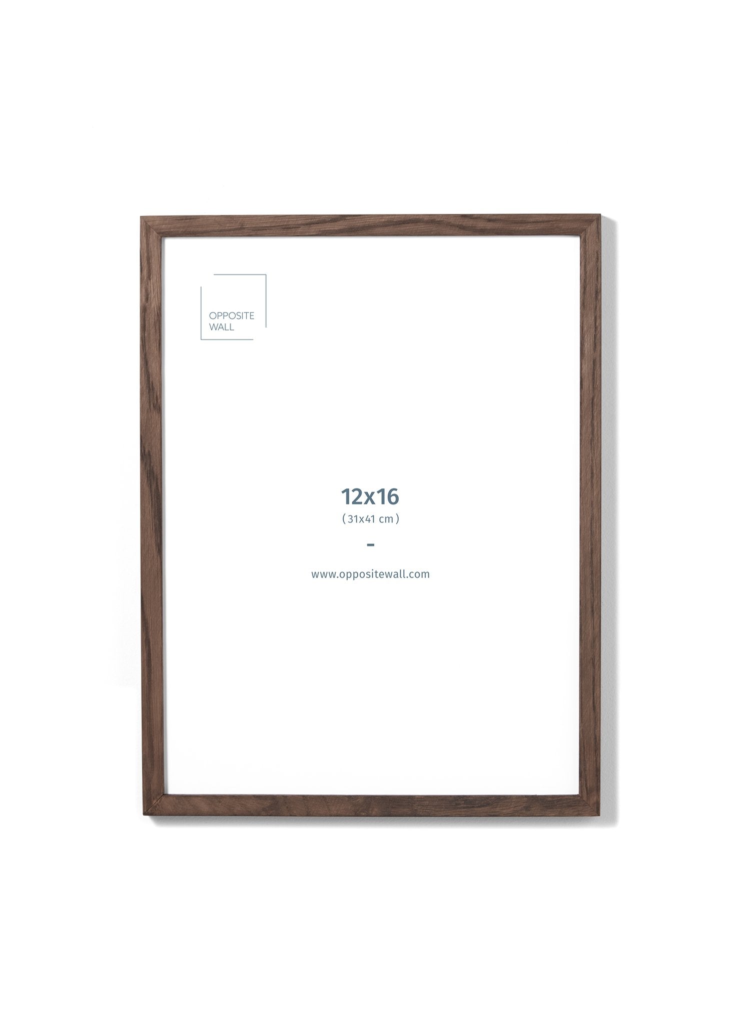12x16 Inch Dark Oak Picture Frame (31x41 cm) - Elegant Wooden Photo Display for Home, Office, and Gallery Wall Decor