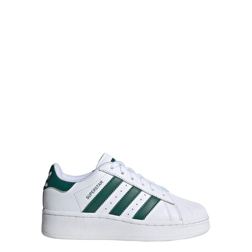 adidas Originals Superstar XLG Sneakers for Big Kids - Classic White Shell Toe Shoes with Comfortable Cushioning | Perfect for School, Sports & Casual Wear