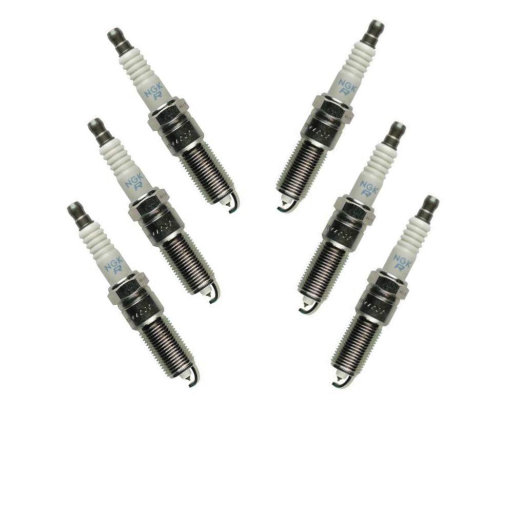 NGK Laser Iridium Spark Plug ILKR7B8 (6 Pack) - Compatible with Jeep Wrangler Unlimited Sahara 2012-2014 3.6L V6 Engine - High Performance Ignition for Off-Road & Daily Driving