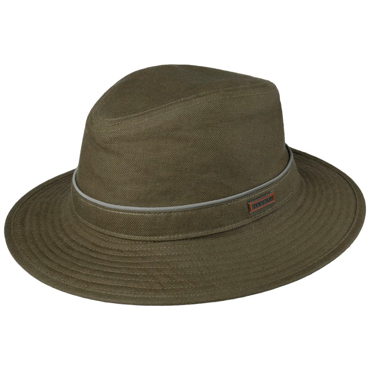 Stetson Coralville Traveller Outdoor Hat for Men - Waterproof Sun Protection Wide Brim Hat for Hiking, Fishing, and Camping