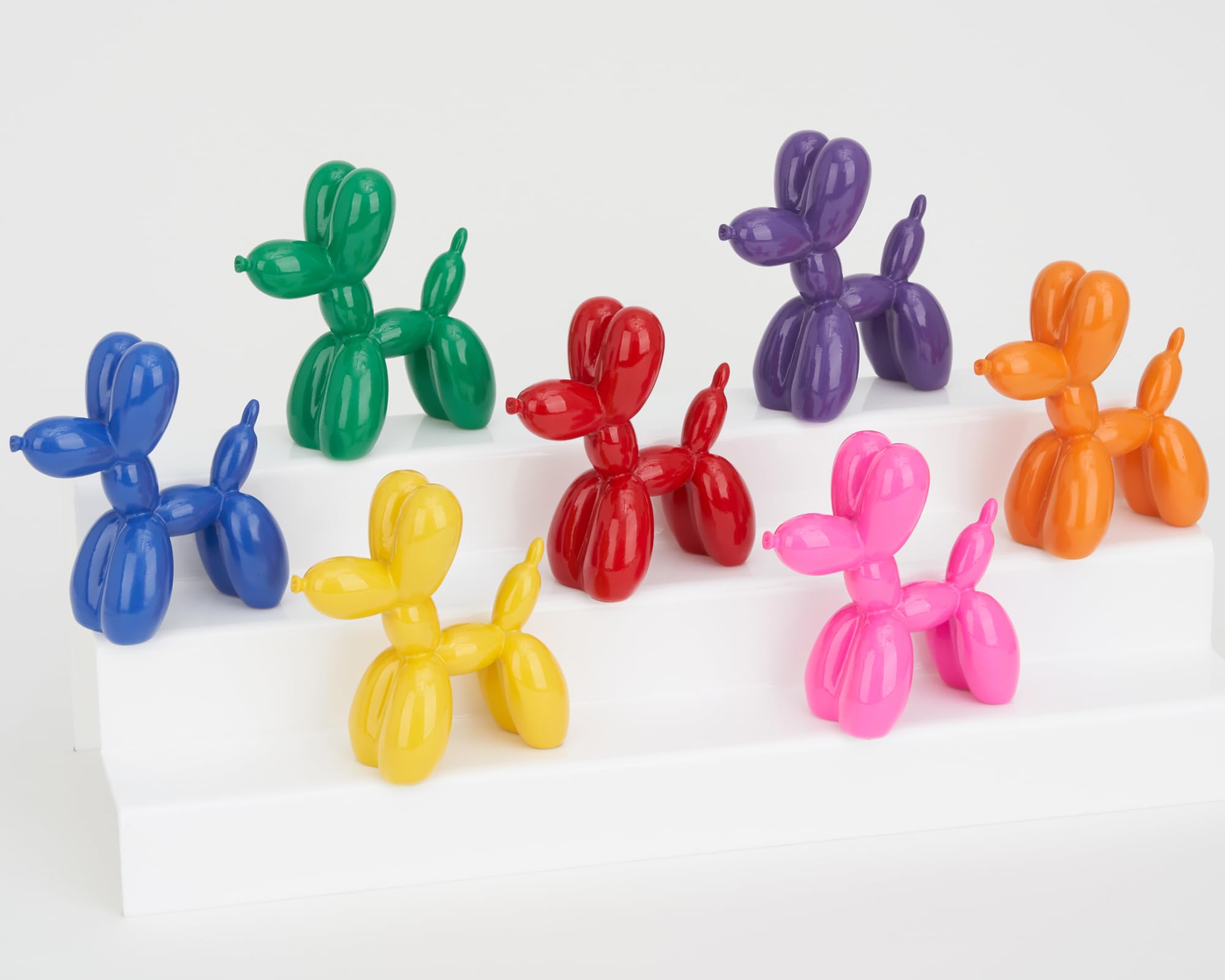 Vibrant Pink Balloon Dog Statue - 4