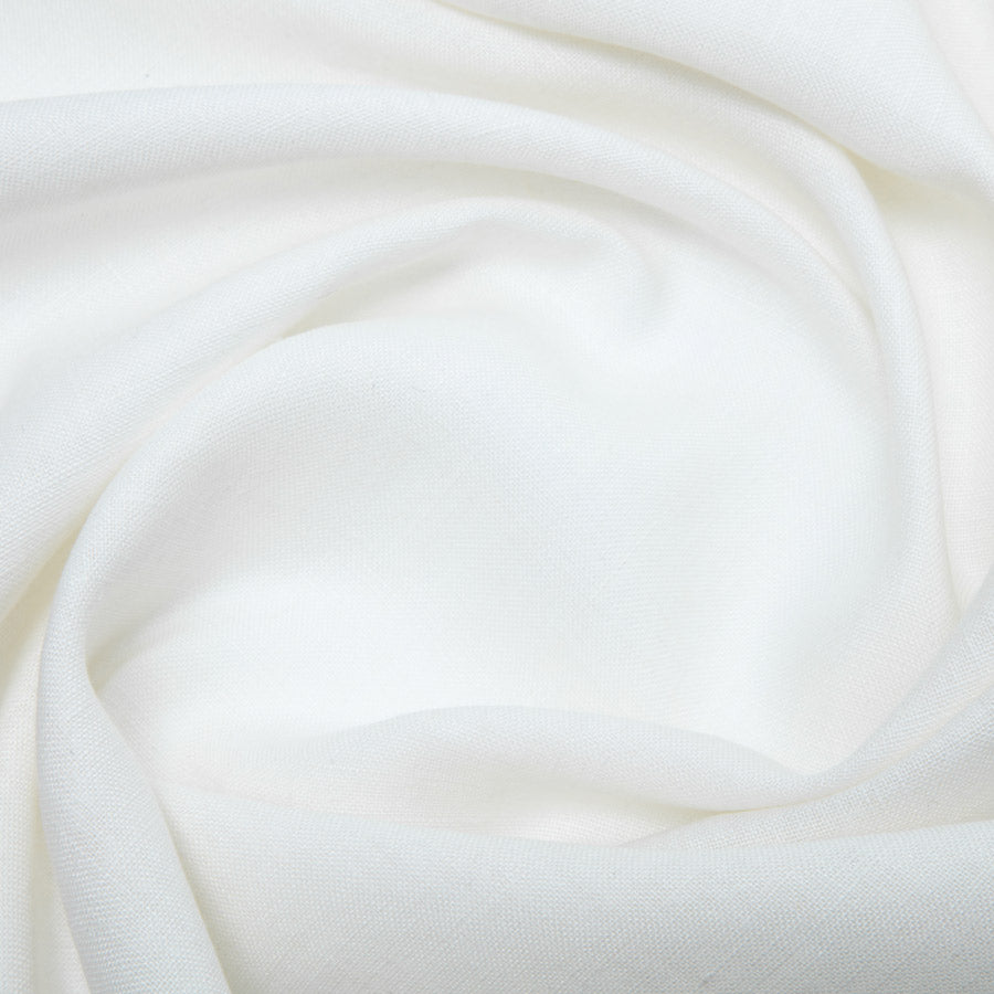 Premium Plain Linen Fabric - Off White Natural Cotton Blend for Home Decor, DIY Crafts & Upholstery Projects | Perfect for Curtains, Pillow Covers & Table Runners