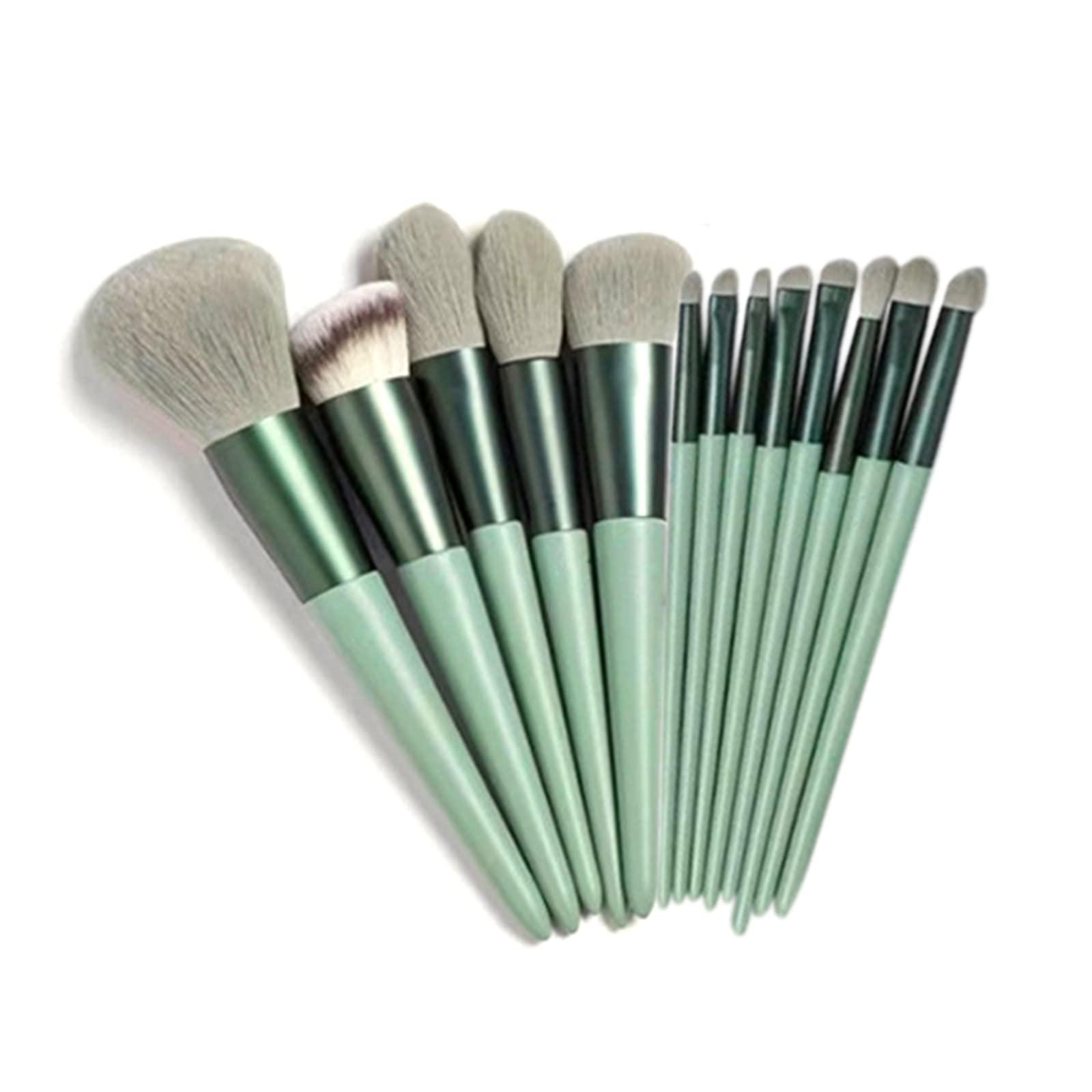 Gojiny 10Pcs Professional Makeup Brush Set with Crystal Glitter - Foundation, Powder, Blush, Concealer & Eyeshadow Brushes - Perfect for Daily Makeup & Professional Makeup Artists
