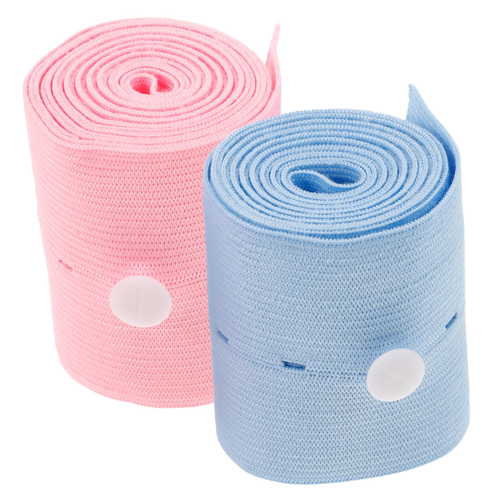 Hemoton 2-Pack Adjustable Fetal Heart Rate Monitor Belts - Soft Elastic Nylon Straps for Pregnancy Monitoring - Comfortable & Secure Fit for Expecting Moms (Perfect for Home Use & Doctor Visits)
