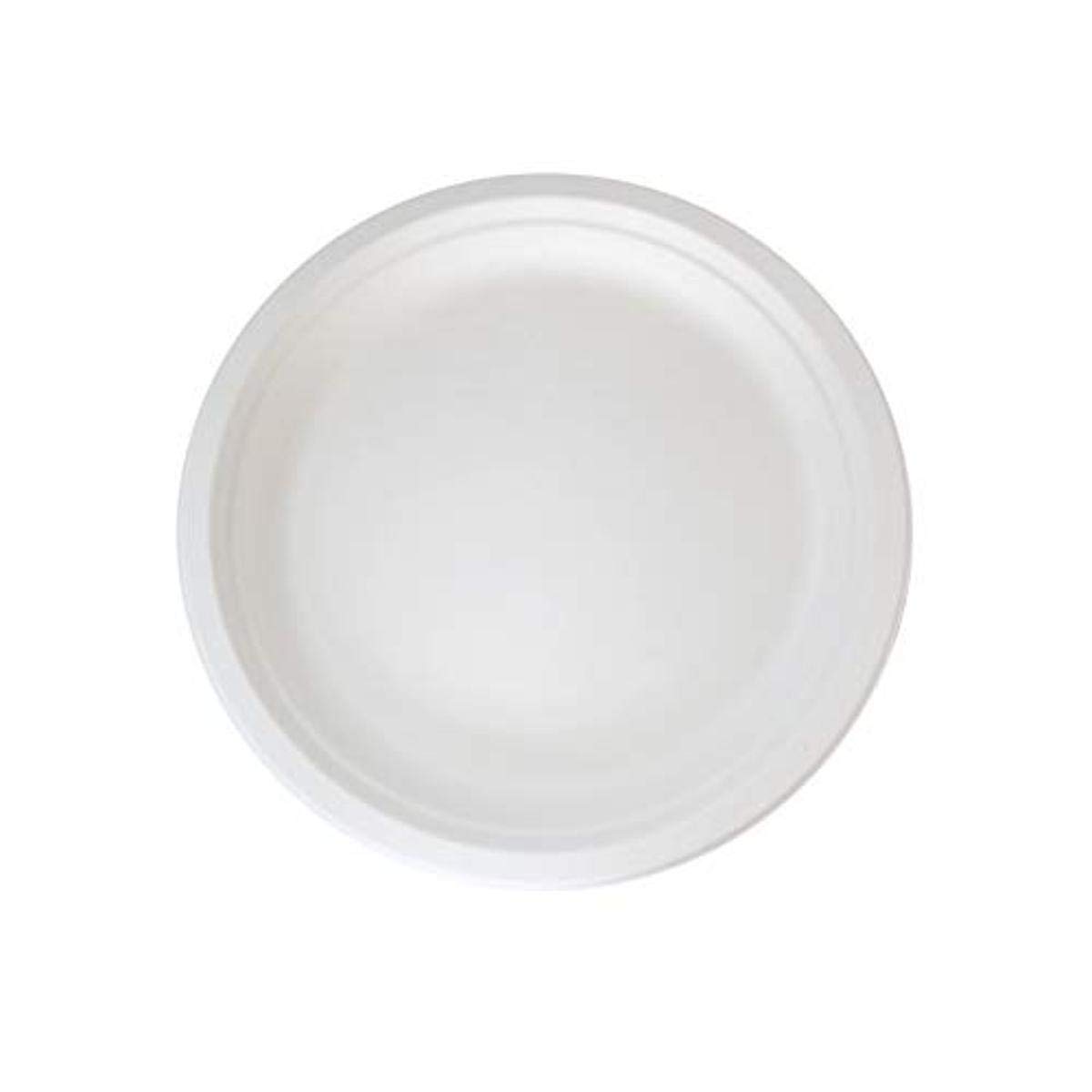 Eco-Friendly 7-Inch Round Disposable Paper Plates - 1000 Pack Biodegradable Sugarcane Plates | Microwave Safe, Heavy Duty, Compostable Dinnerware for Parties, Picnics & Catering Events
