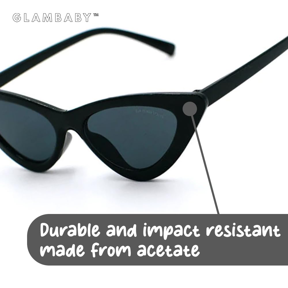 GlamBaby Kids Sunglasses for Boys & Girls - Lightweight UV Protection Sunglasses for Children | Perfect for Beach, Outdoor Play & Summer Activities