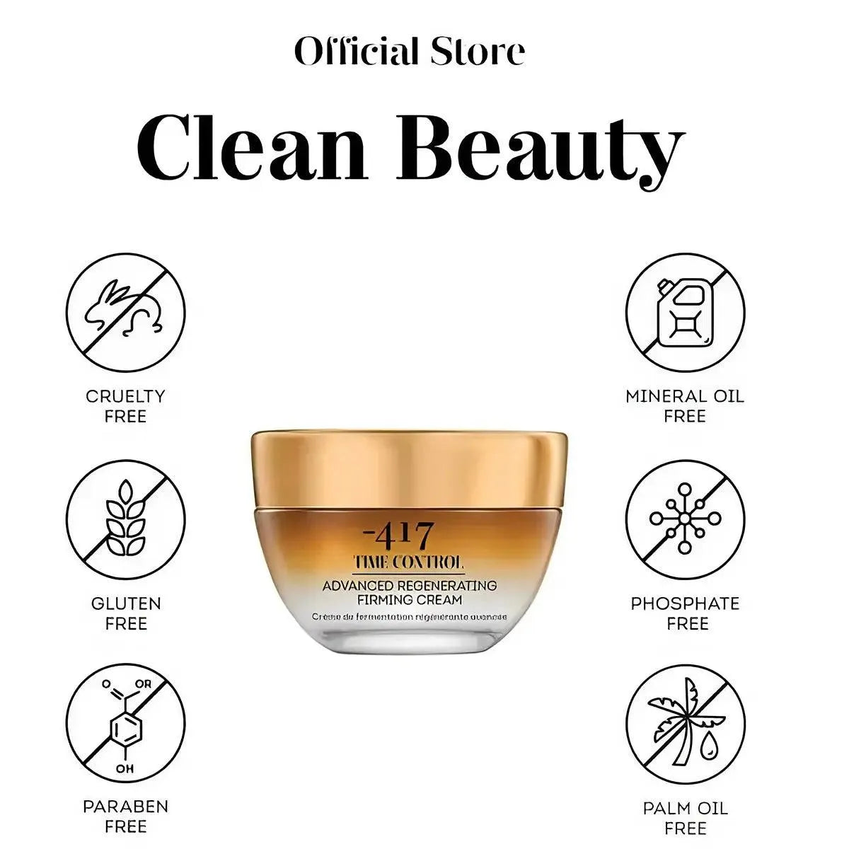 Minus 417 Advanced Regenerating Firming Cream - Anti-Aging Face Moisturizer for Wrinkles & Fine Lines - Perfect for Night & Day Skincare Routine